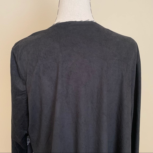 NWT Poeme by Citron Dot Open Front Cardigan Jacket - Picture 5 of 8